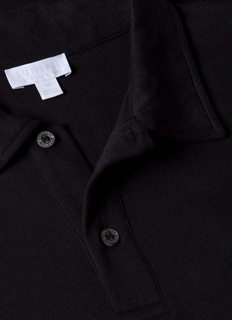 Sea Island SS Polo Shirt Black