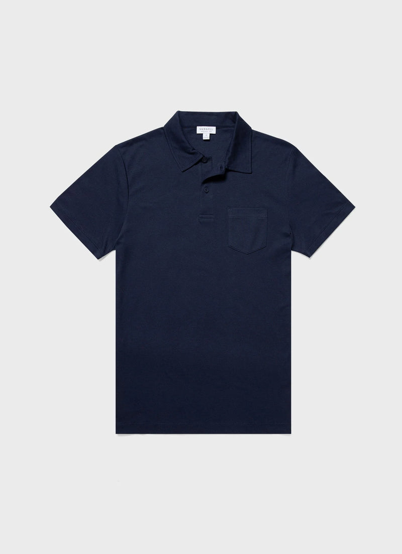 Sea Island SS Polo Shirt Navy