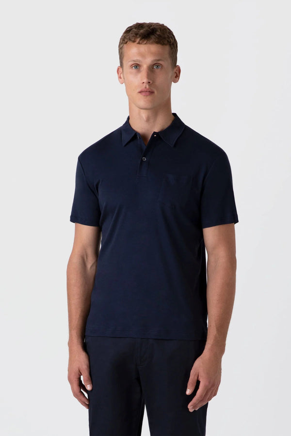 Sea Island SS Polo Shirt Navy