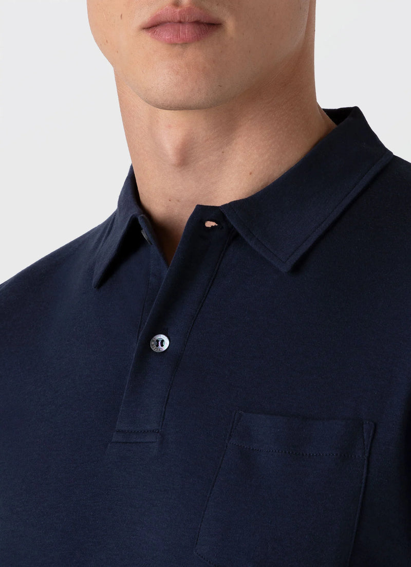 Sea Island SS Polo Shirt Navy