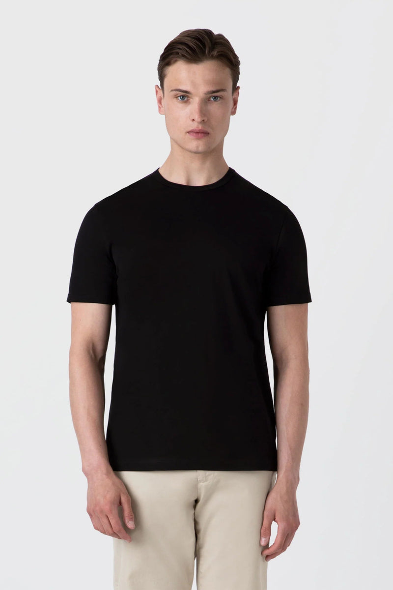 SS Crew Neck T shirt Black