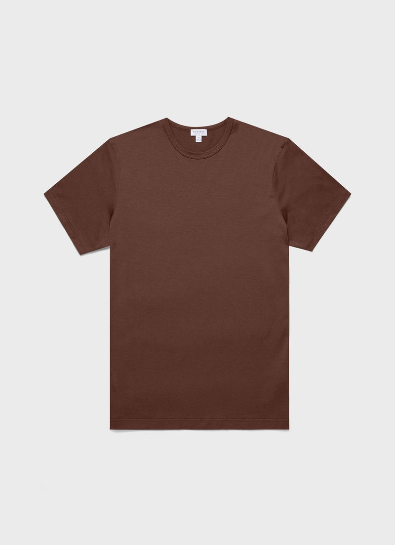 SS Crew Neck T shirt Cocoa Brown