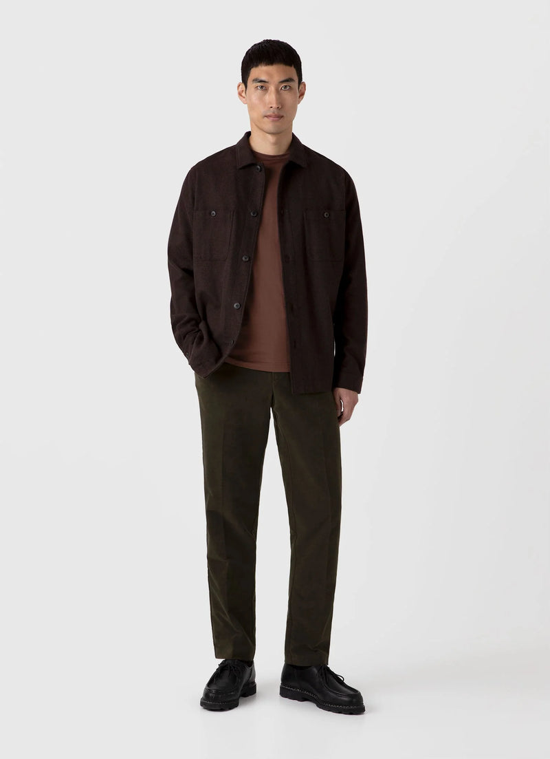 SS Crew Neck T shirt Cocoa Brown