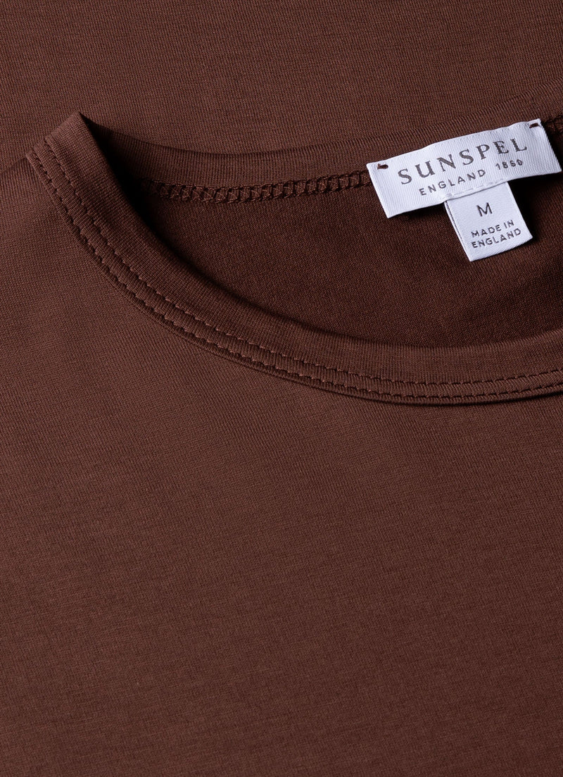SS Crew Neck T shirt Cocoa Brown