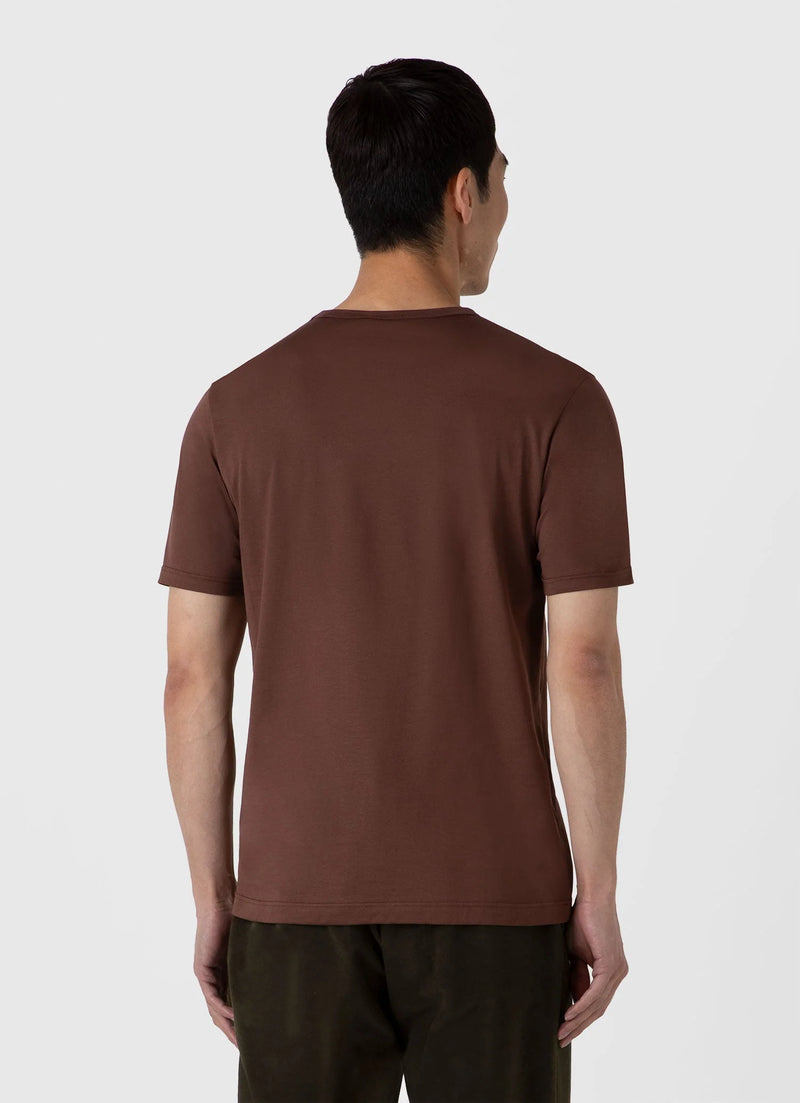 SS Crew Neck T shirt Cocoa Brown