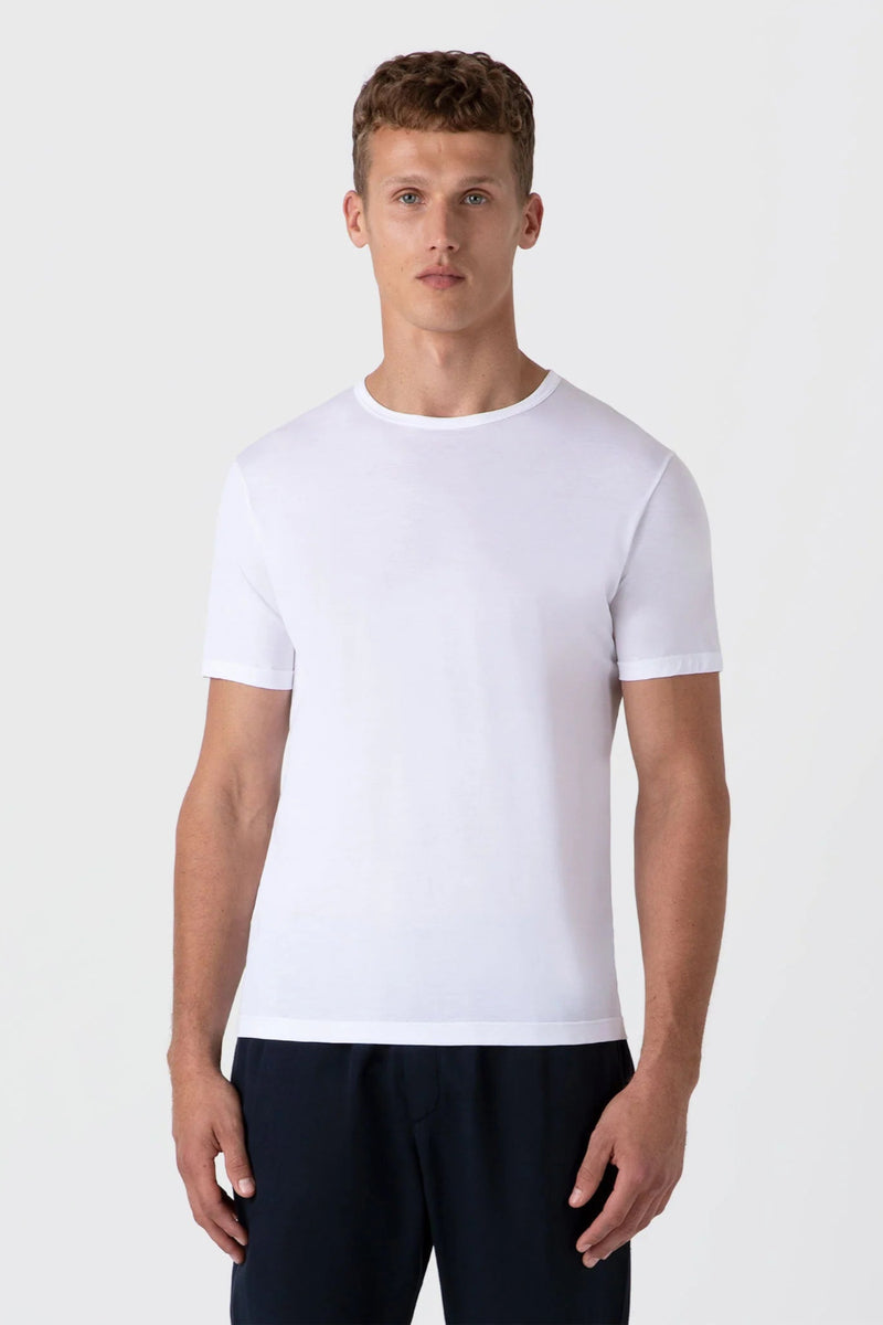 SS Crew Neck T shirt White