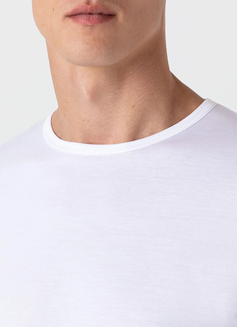 SS Crew Neck T shirt White