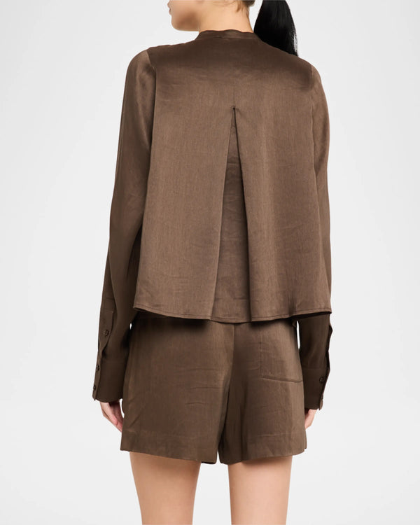 Siara Blouse Deep Taupe