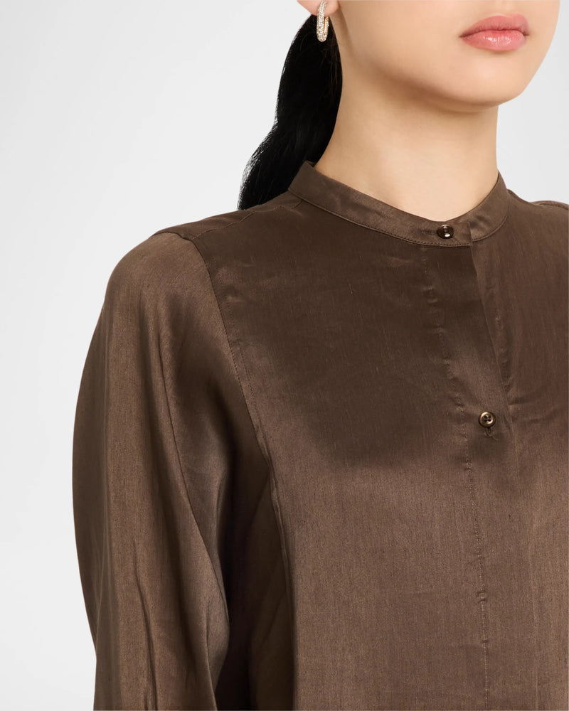 Siara Blouse Deep Taupe