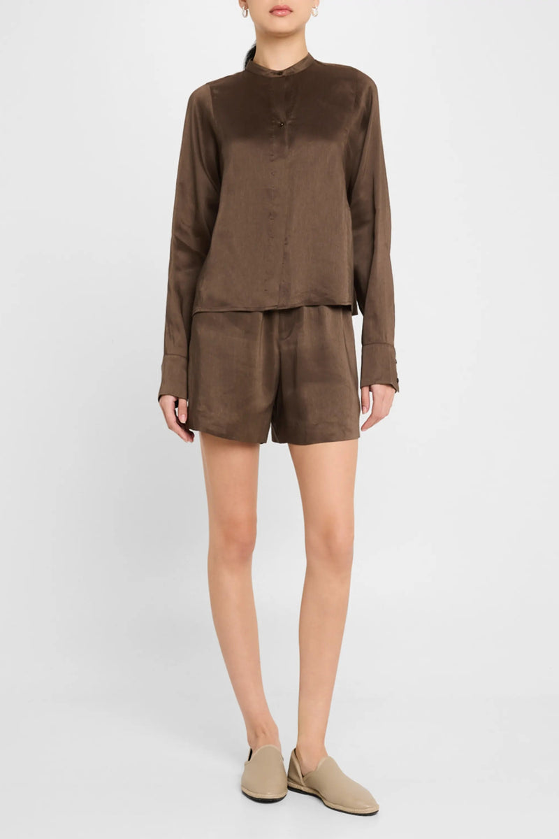 Siara Blouse Deep Taupe