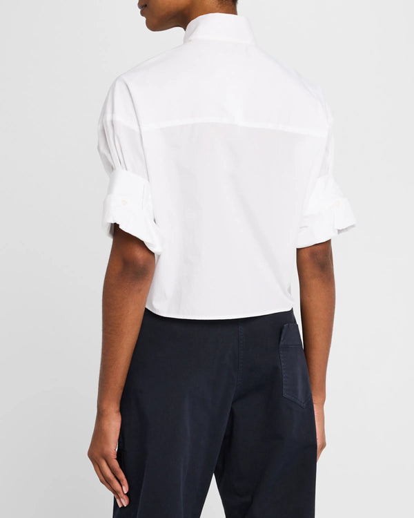Next Ex Top with Tie White