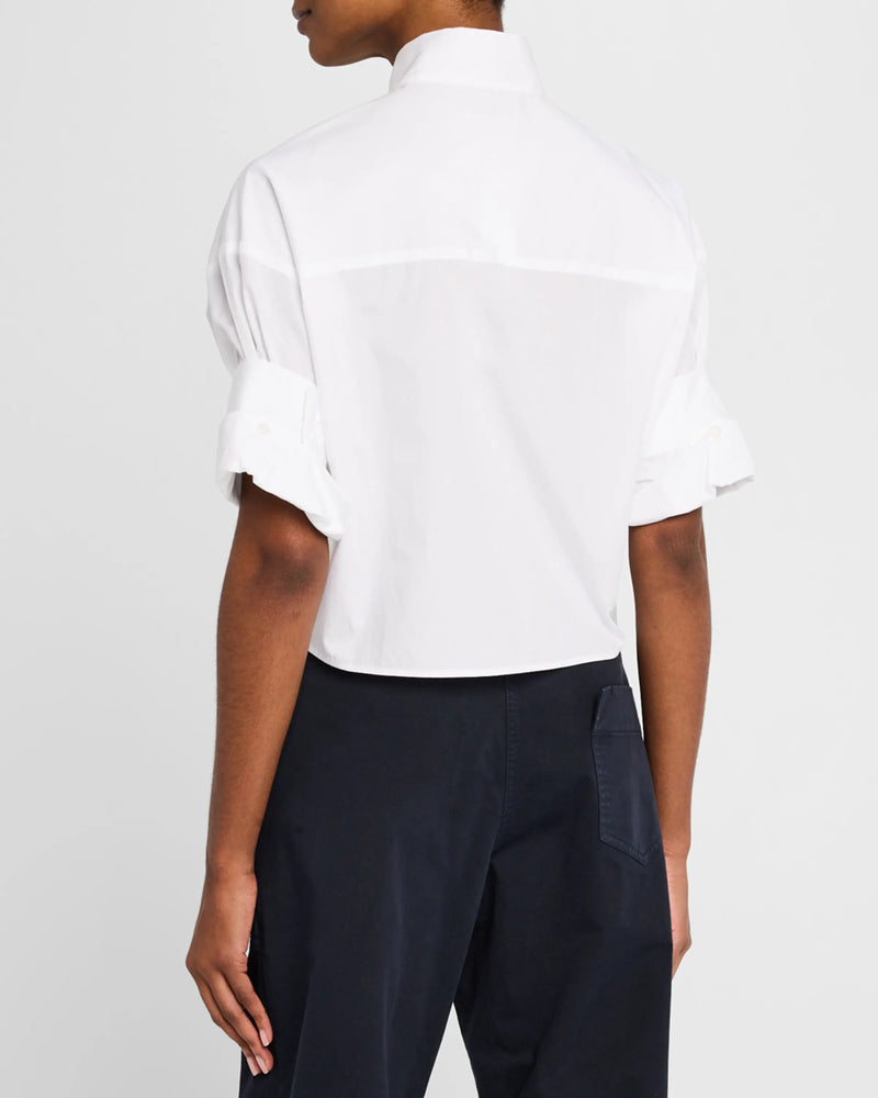 Next Ex Top with Tie White