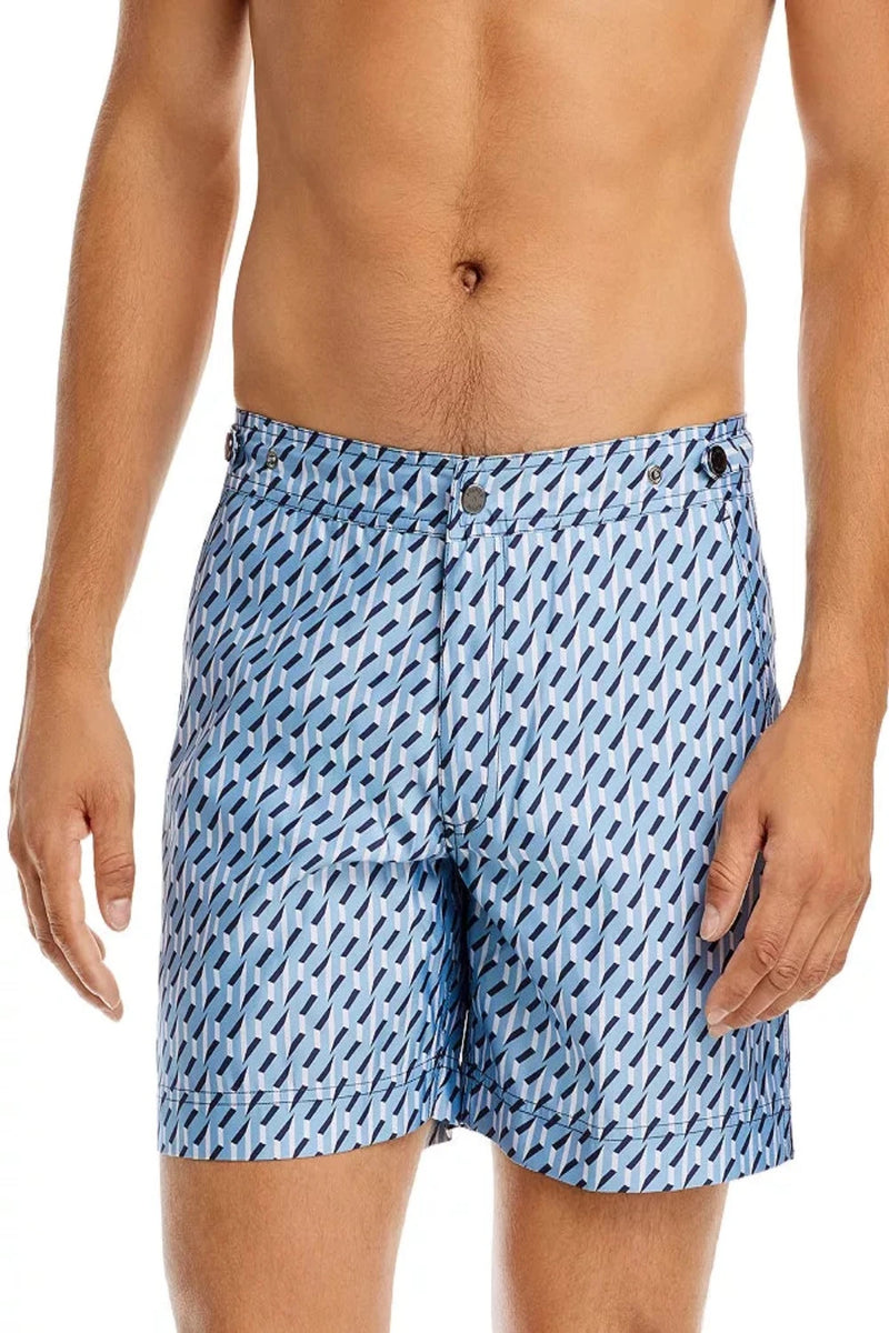 Elvio Sorrento Printed Swim Shorts