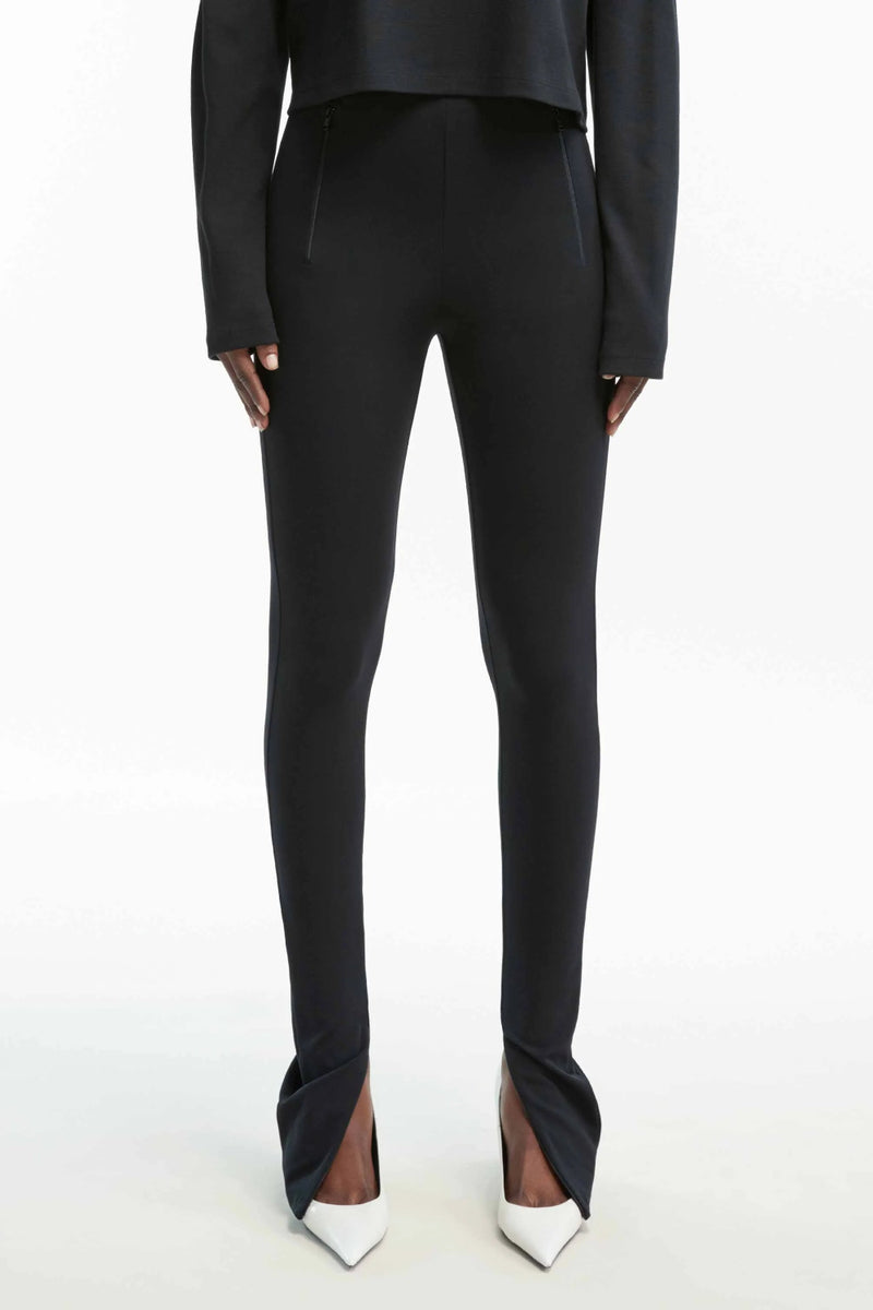 Side Zip Legging Black