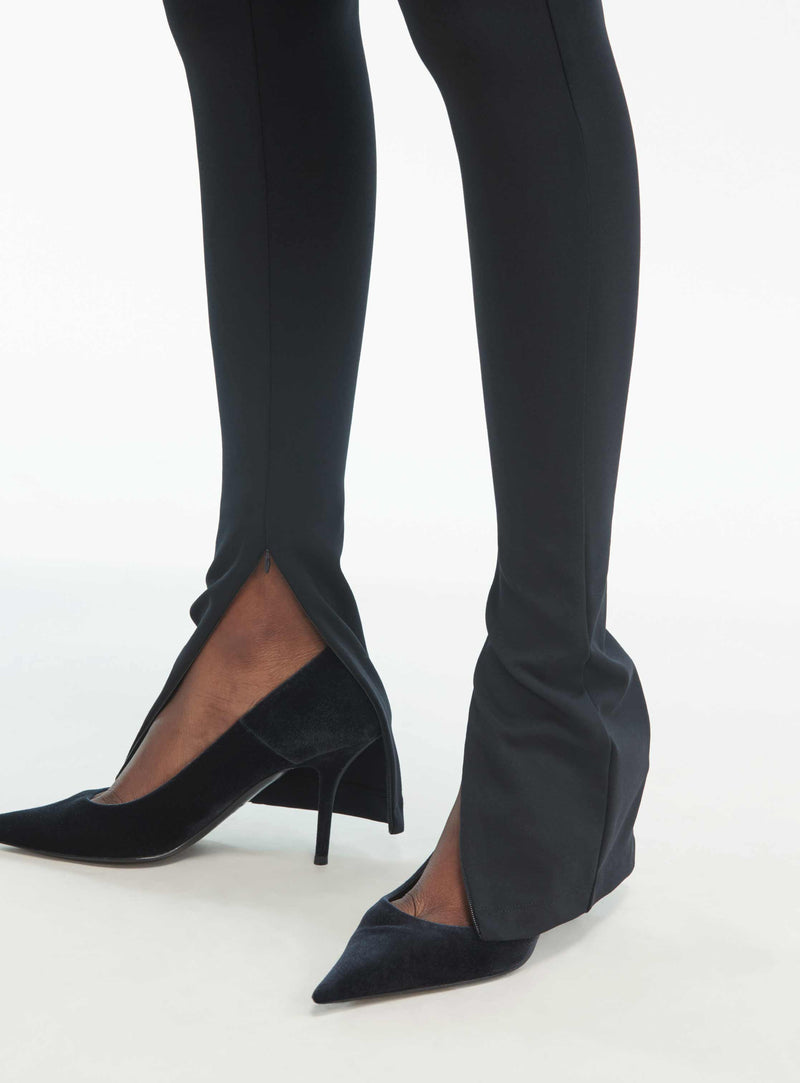 Side Zip Legging Black