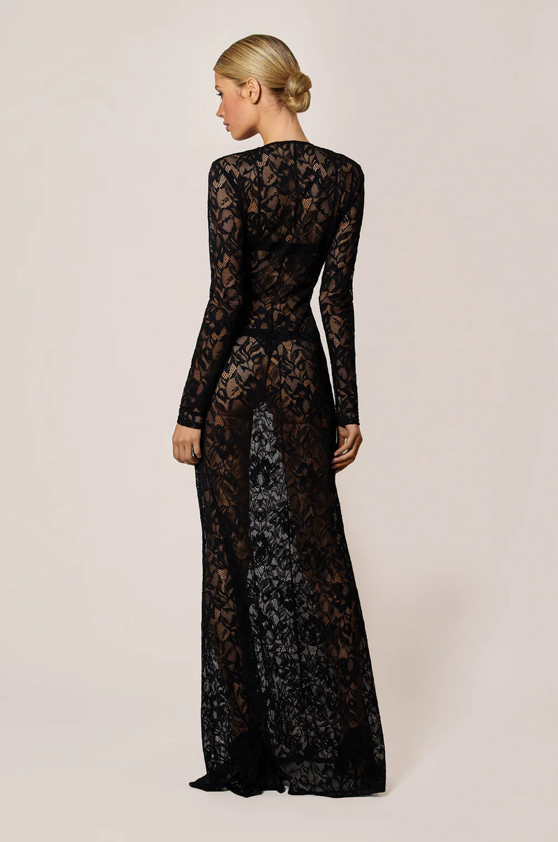 Sophie Stretch Lace Maxi Dress
