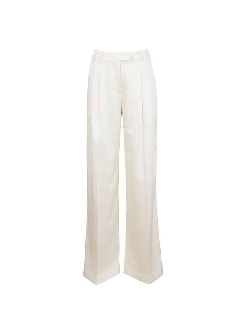 Vanilla Satin Relaxed Pant