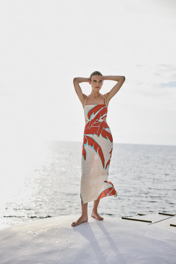 Tactile Winds Ankle Dress