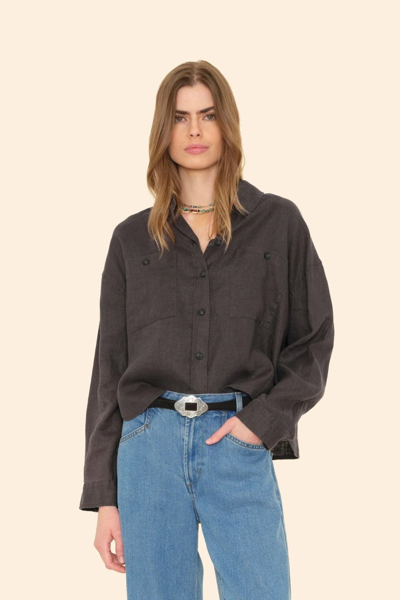 Brittan Shirt Black Quartz