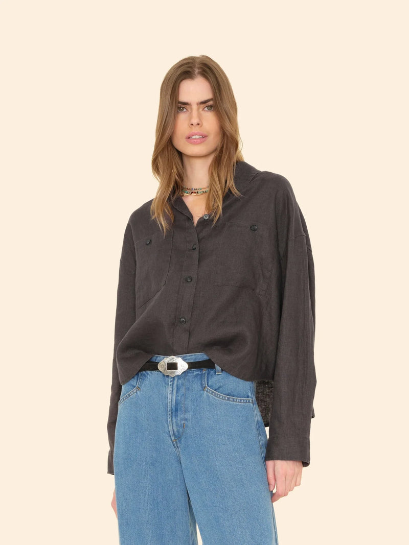 Brittan Shirt Black Quartz
