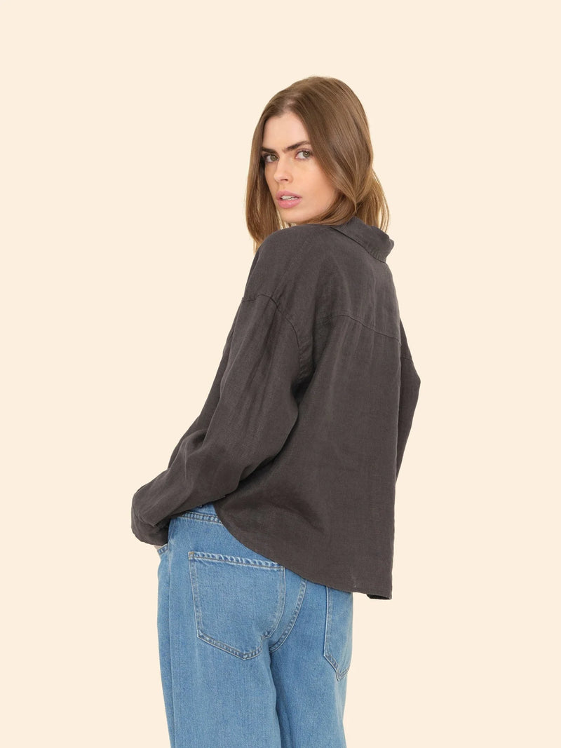 Brittan Shirt Black Quartz