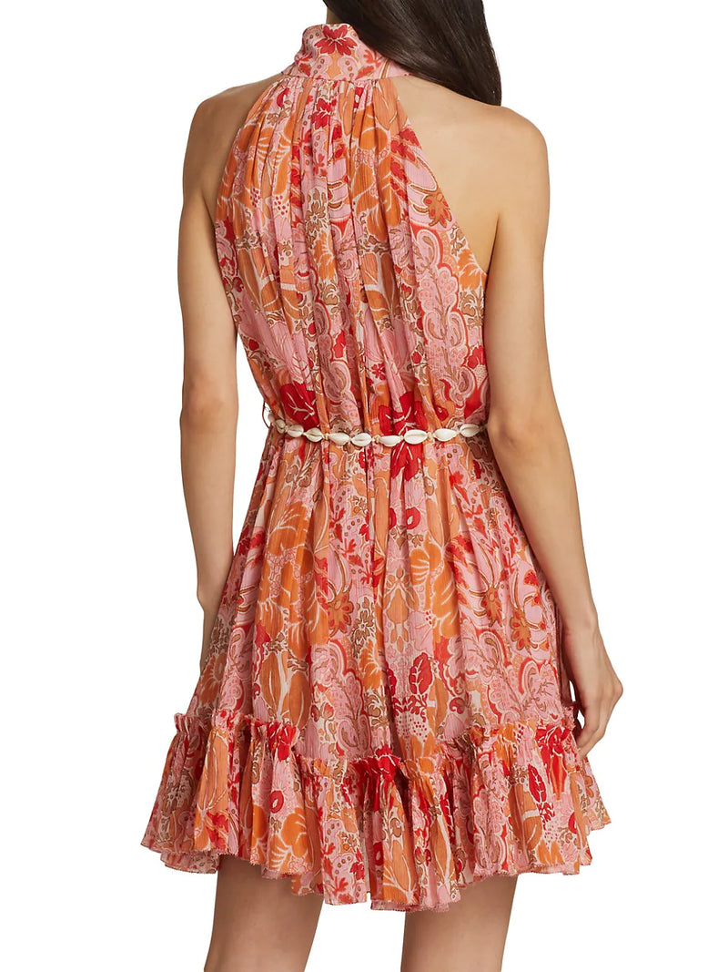 Violet Halter Mini Dress