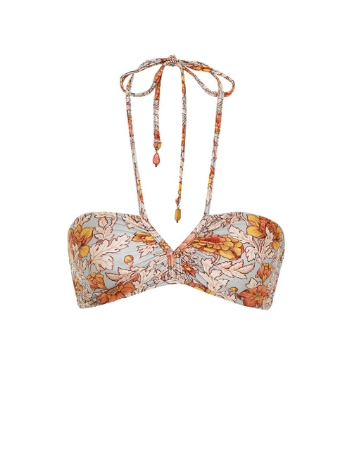 Andie Ruched Halter Bra