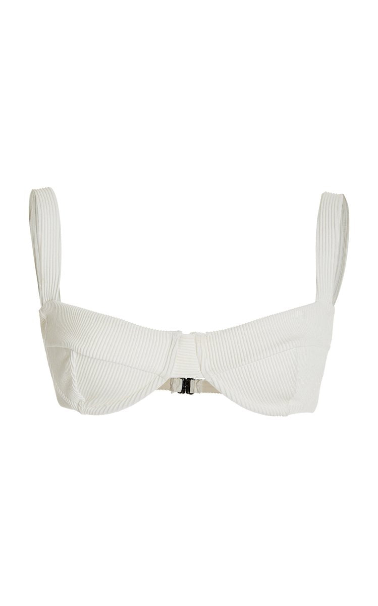 Ribbed Crepe Band Vintage Top