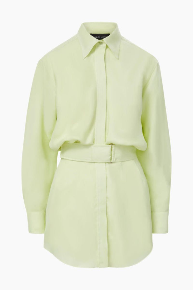 BRANDON MAXWELL Vera Shirtdress WOMEN'S DRESSES
