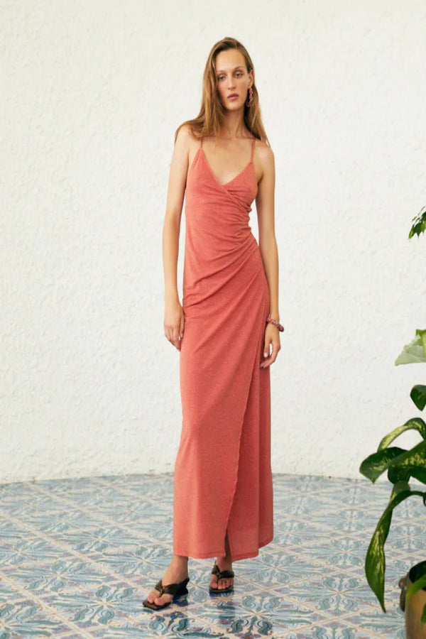 MOMONI Washington Dress in Lurex Jersey WOMEN'S DRESSES