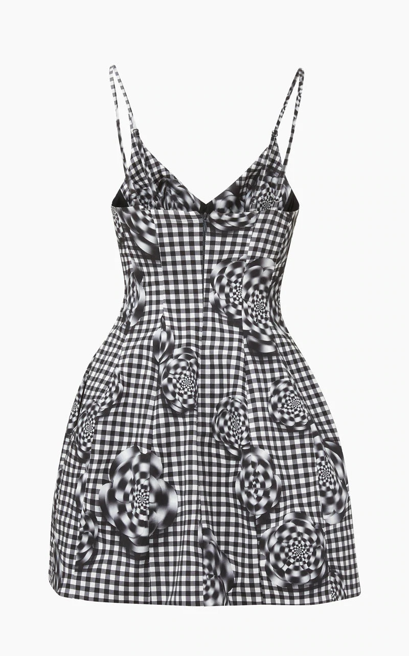 Mini Bubble Dress with Bonded Bustier
