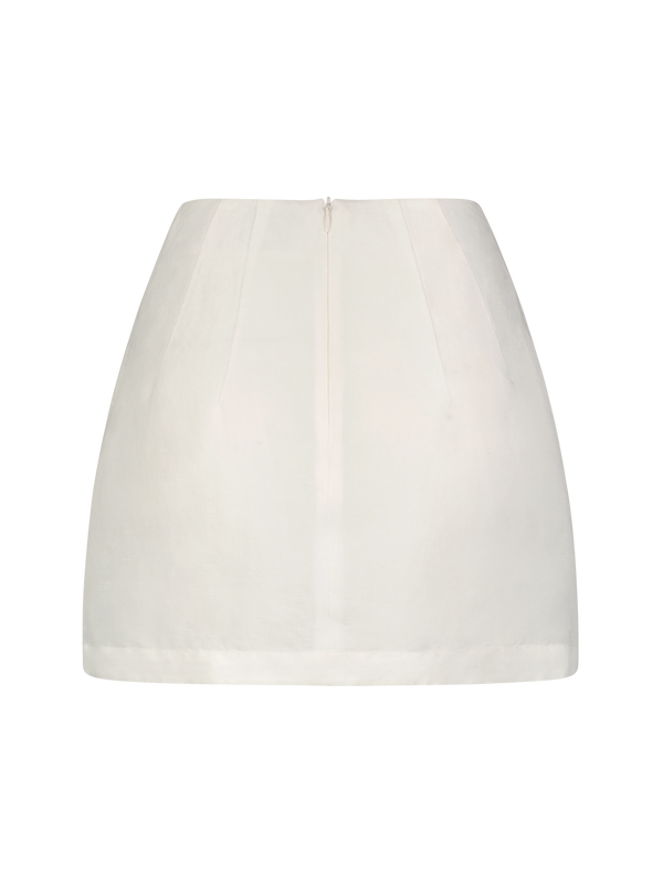 Slit Mini Skirt