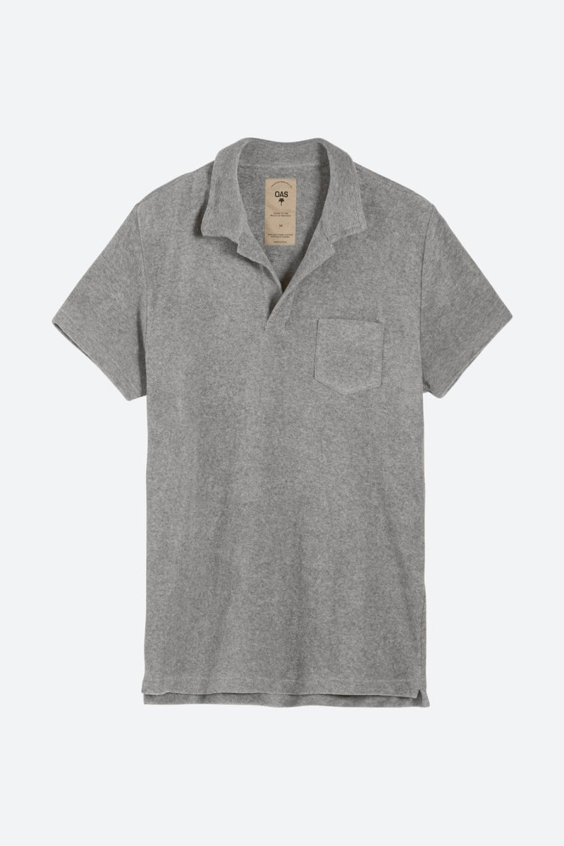OAS Solid Terry Polo MEN'S TOPS