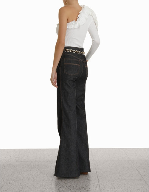 Concert Asymmetric Ruffle Top