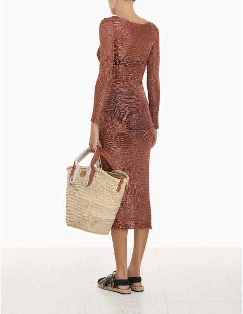Anneke Lurex Knit Dress