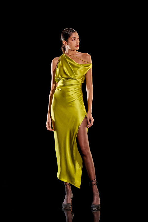 THE SEI Strapped Cowl Dress WOMEN'S DRESSES