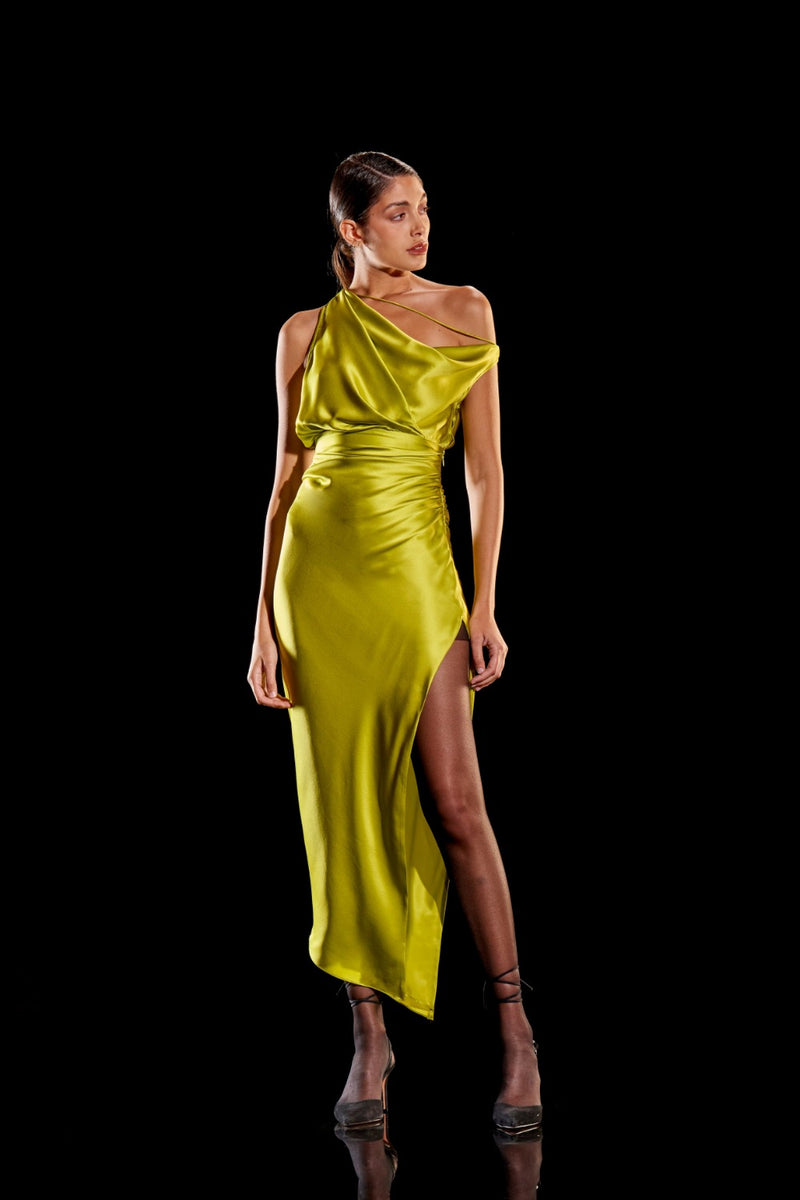 THE SEI Strapped Cowl Dress WOMEN'S DRESSES
