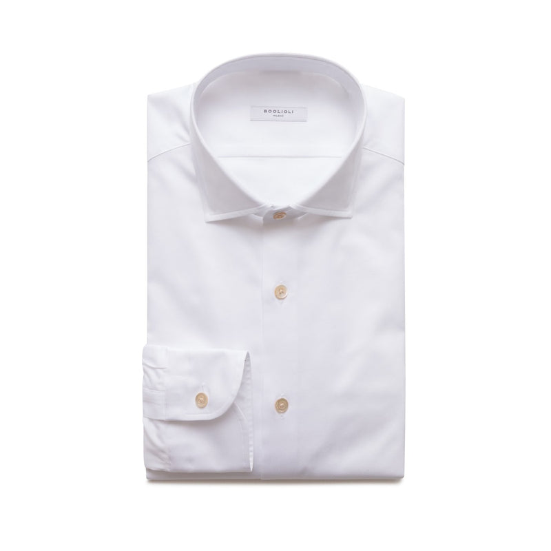 White Cotton Tailored Shirt