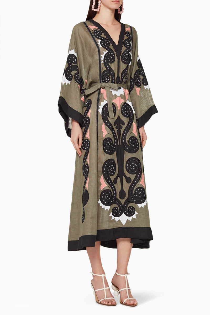 MY SLEEPING GYPSY Solar Midi Dress WOMEN'S DRESSES