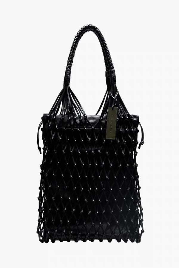 ADRIANA CASTRO La Net Large Leather Bag HANDBAGS