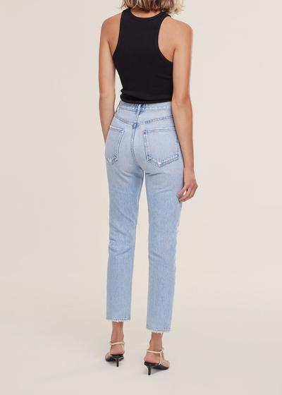 Riley High Rise Straight Crop