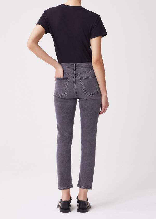 Riley High Rise Straight Crop