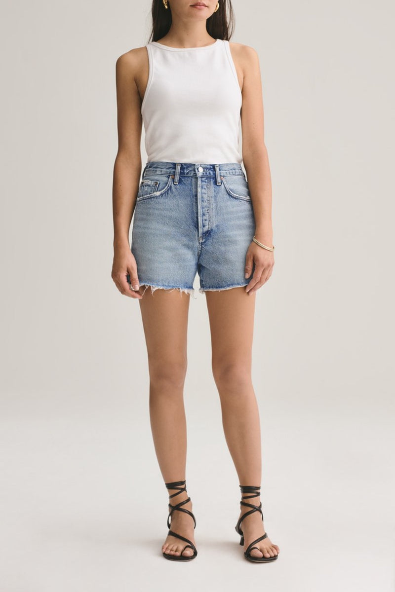 AGOLDE Dee Super High Rise Shorts WOMEN'S SHORTS