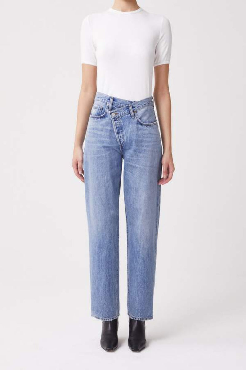 AGOLDE Criss Cross Upsized Jeans WOMEN'S JEANS