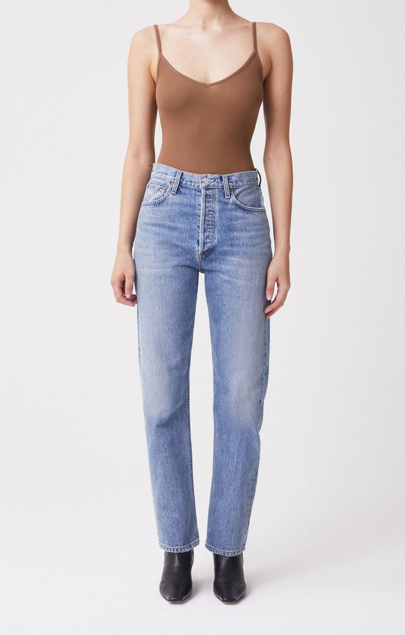 AGOLDE  90's Pinch Waist High Rise Straight denim jean