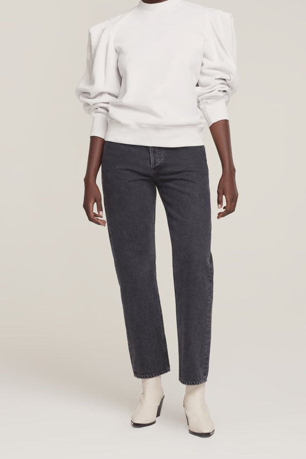 AGOLDE Folded Sleeve Sweatshirt WOMEN'S SWEATS