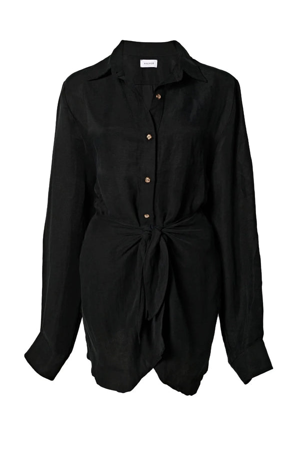 ANEMOS The L.A. Button Down Mini Wrap Dress CURIO FAENA MIAMI