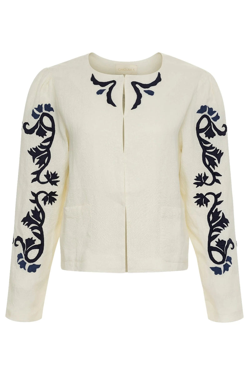 Ali Jacket Scrolls Marine