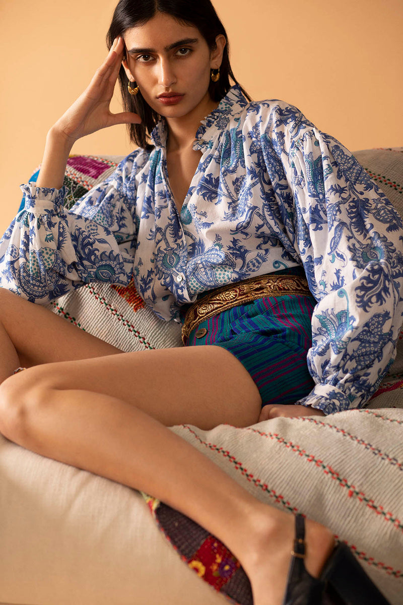 Poet Mossy Blouse