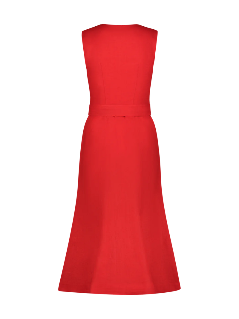 Apron Cargo Midi Dress